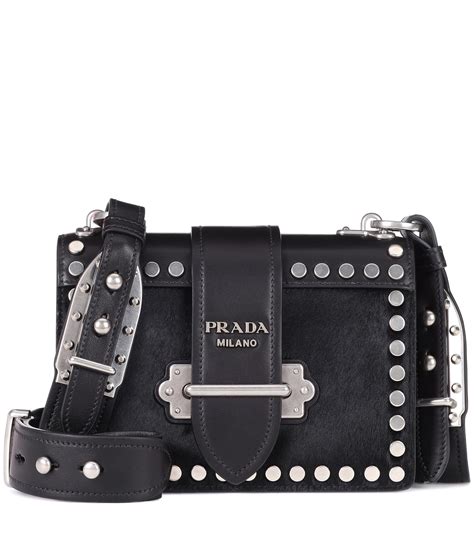 prada cahier leather bag|prada cahier shoulder bag black.